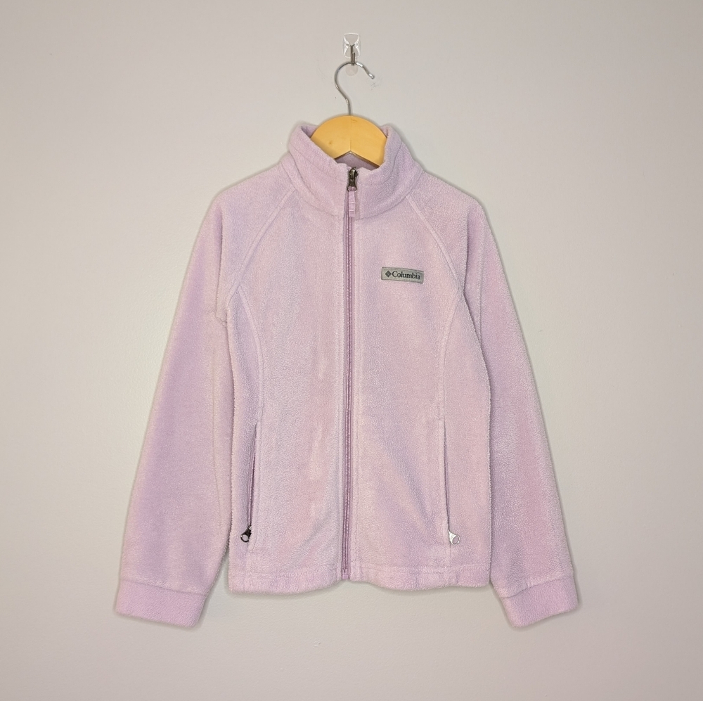 💜 2 for 30 💜 Columbia Lavender Fleece Zip Up